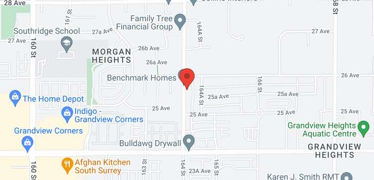 map of 2572 164TH STREET